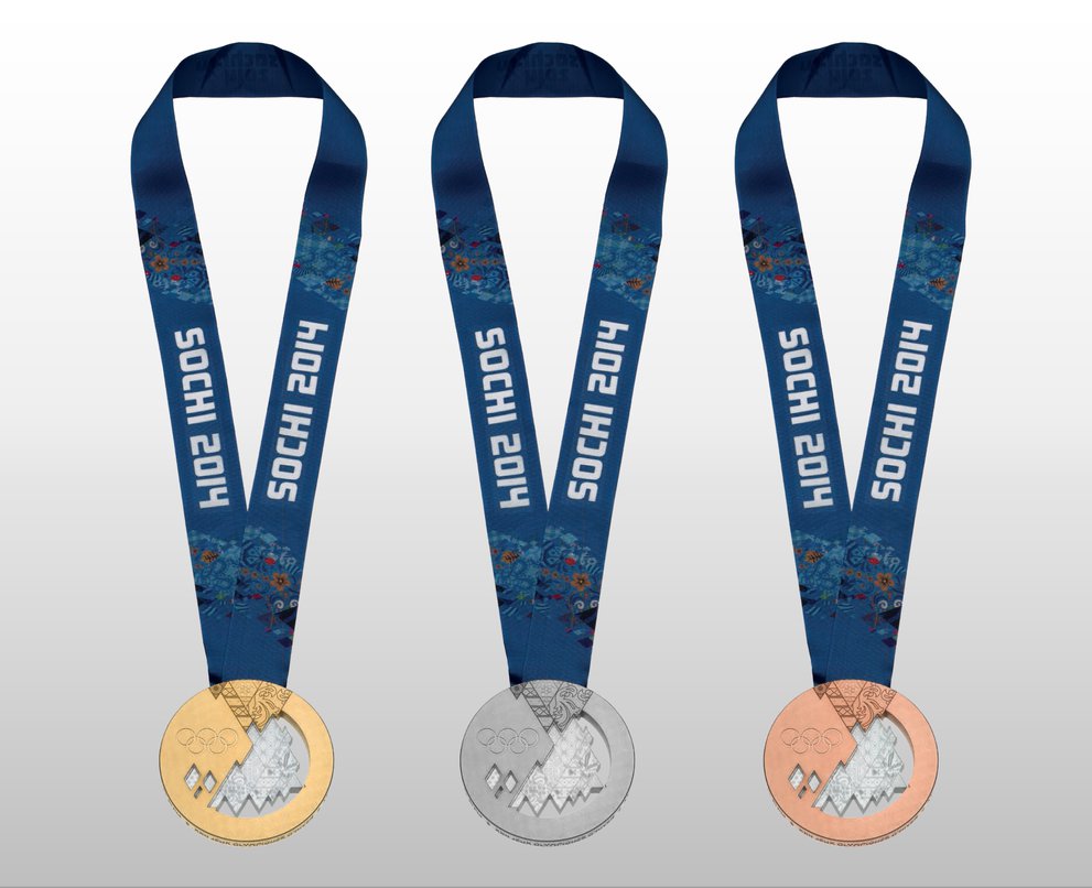 SOCHI 2014 Medals PSD